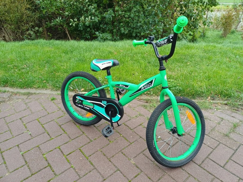 AMIGO BMX Turbo kinderfiets (18 inch), Fietsen en Brommers, Ophalen, Terugtraprem, Amigo, 16 tot 20 inch