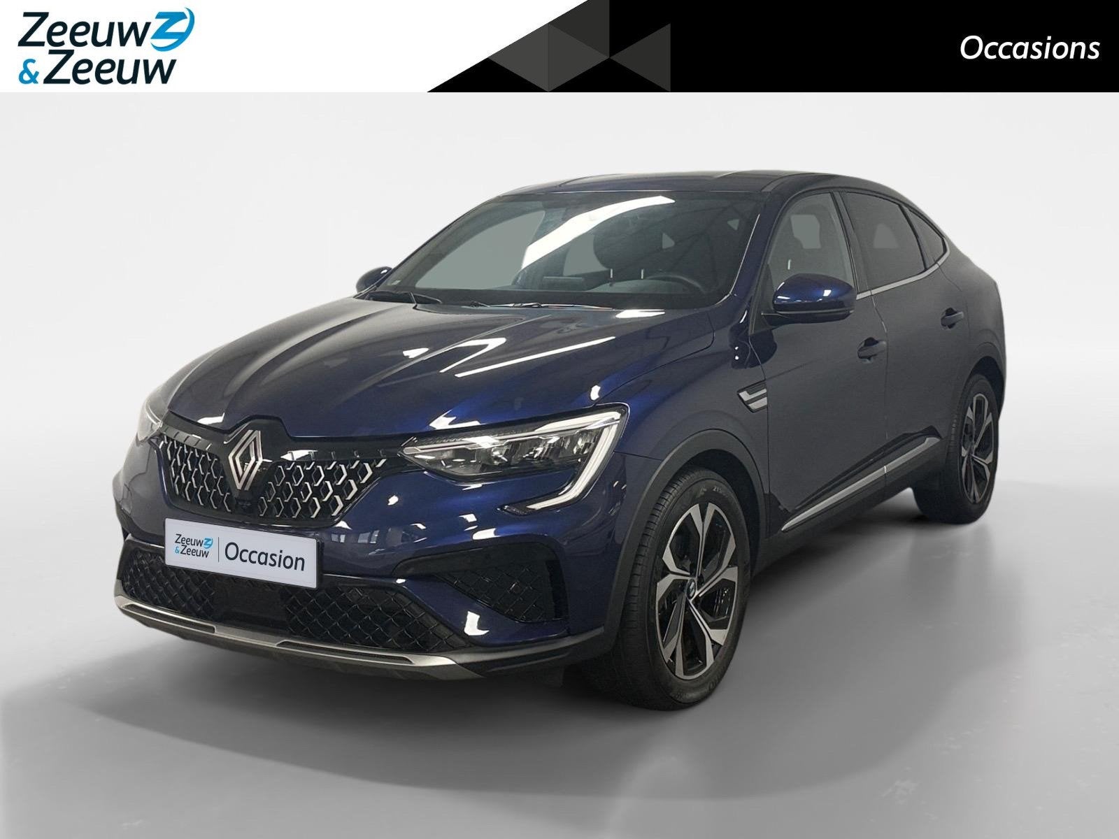 Renault Arkana 1.6 E-Tech full hybrid 145 techno AUTOMAAT NA, Auto's, Gebruikt, Euro 6, Blauw, Leder en Stof