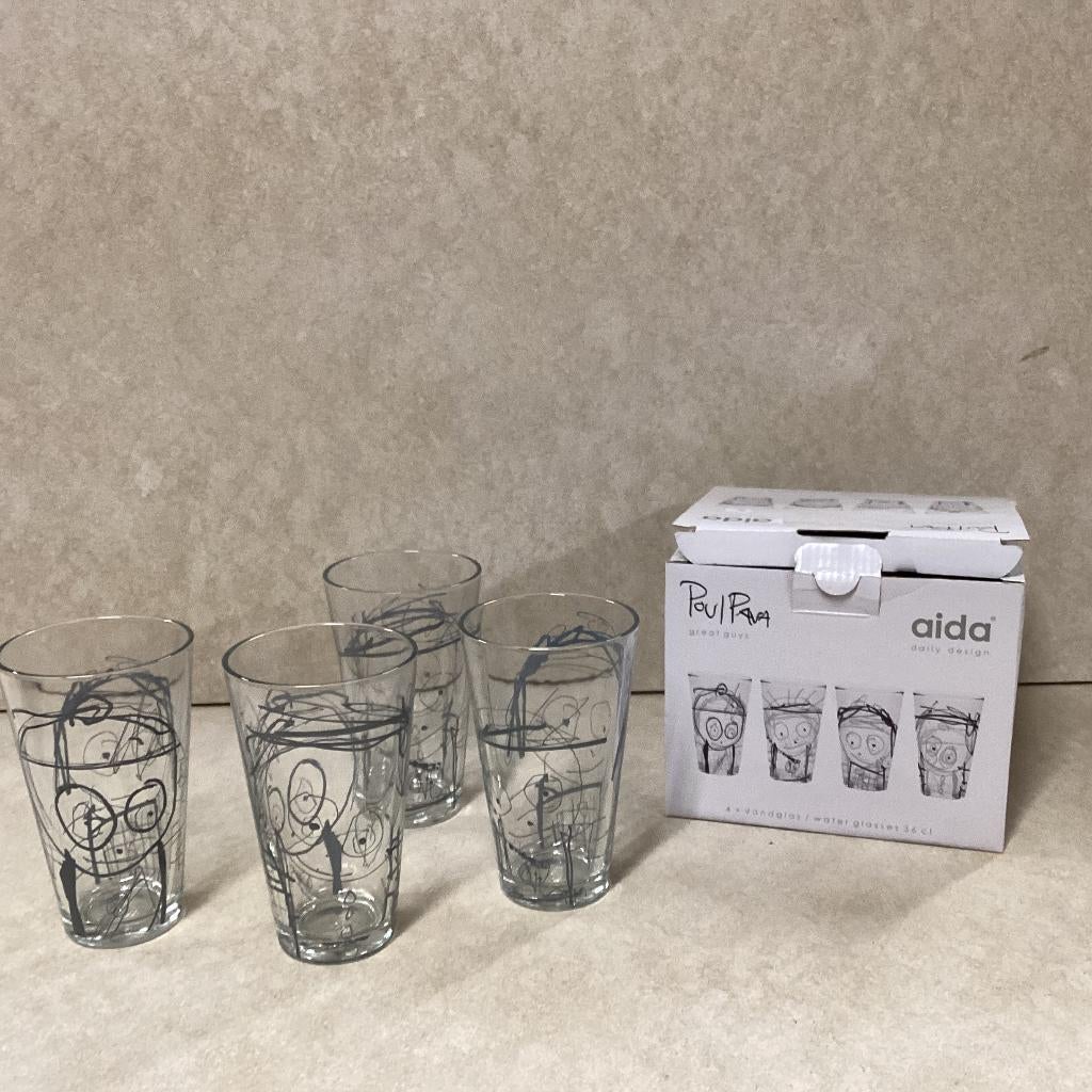 Set glazen, nieuw in doos!, Glas of Glazen, Verzenden, Nieuw, Glas