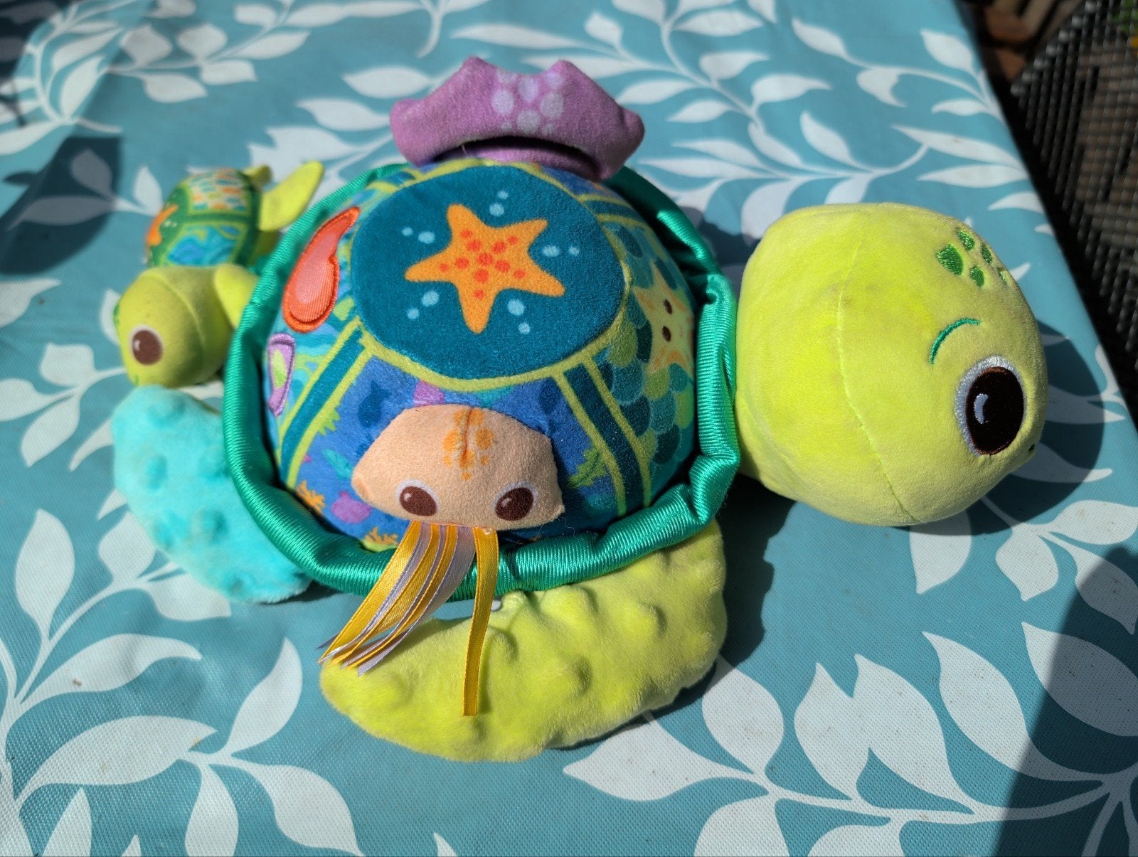 VTech Zeevriendjes Schildpad met Lichtjes en Geluiden, Ophalen, Zo goed als nieuw, Overige typen, Met licht