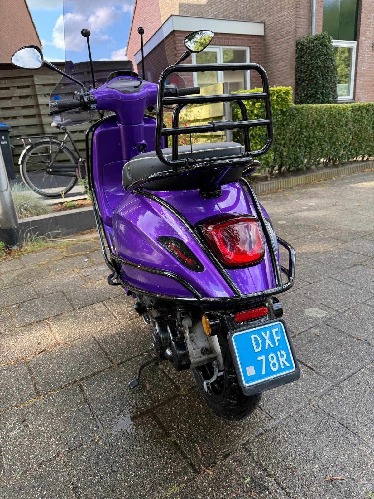Vespa Sprint 2019 IGET 4T Lamborghini Paars, Fietsen en Brommers, Ophalen, Overige modellen, Zo goed als nieuw, Benzine