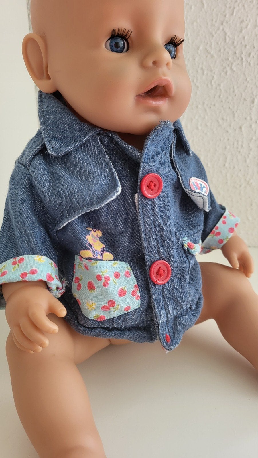 Baby Born kleertjes Spijkerjasje Babyborn.

Excl.pop

43 cm, Kinderen en Baby's, Speelgoed | Poppen, Ophalen of Verzenden, Zo goed als nieuw