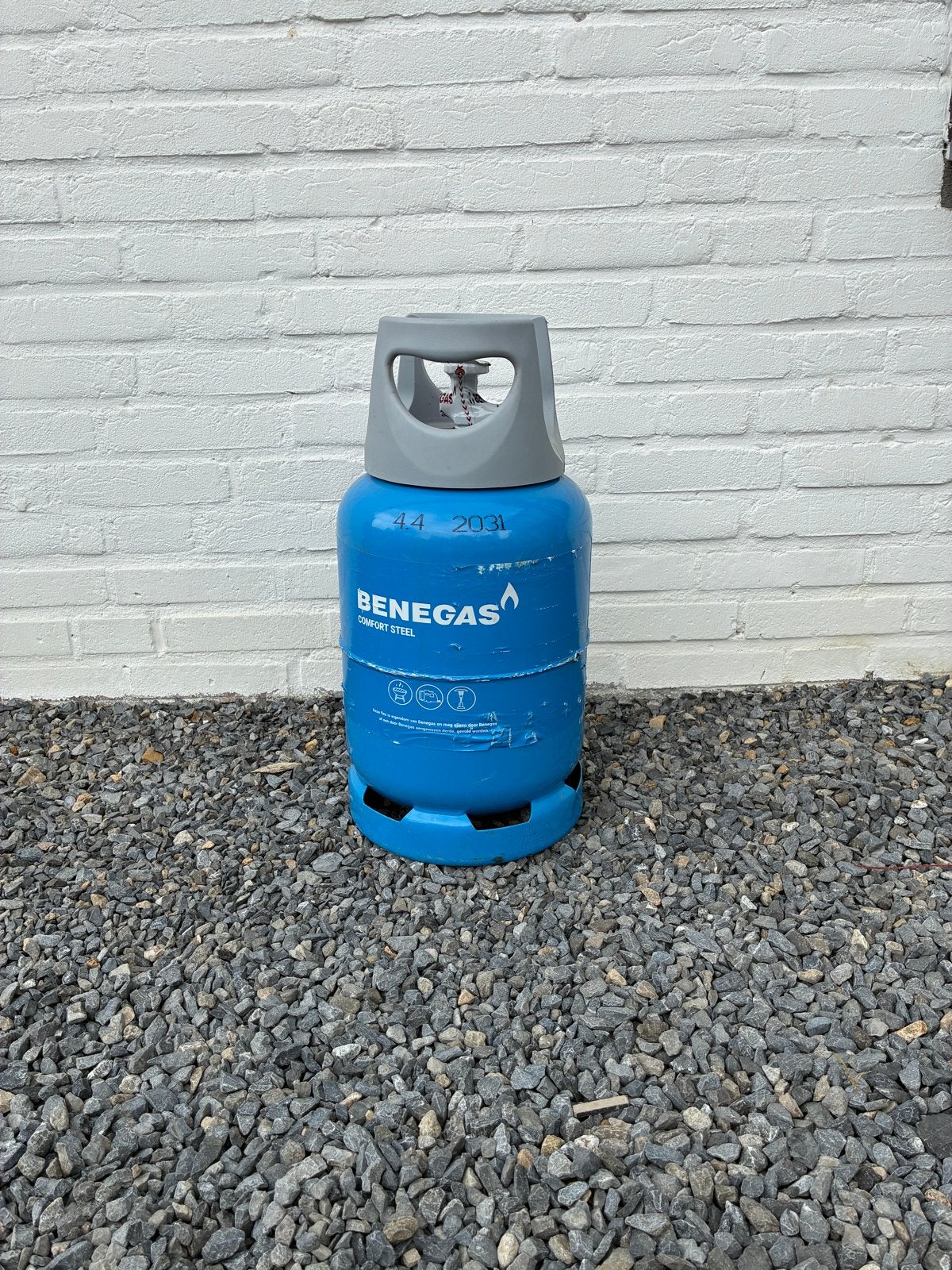 Benegas Comfort Steel gasfles 6kg vol, Ophalen, Zo goed als nieuw