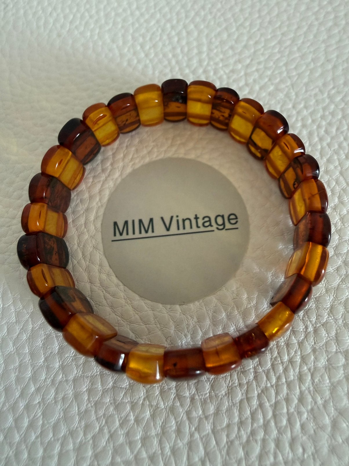 R235/ Gekleurede AMBER ( Kinder) armband elastisch, Overige materialen, Gebruikt, Overige kleuren, Verzenden