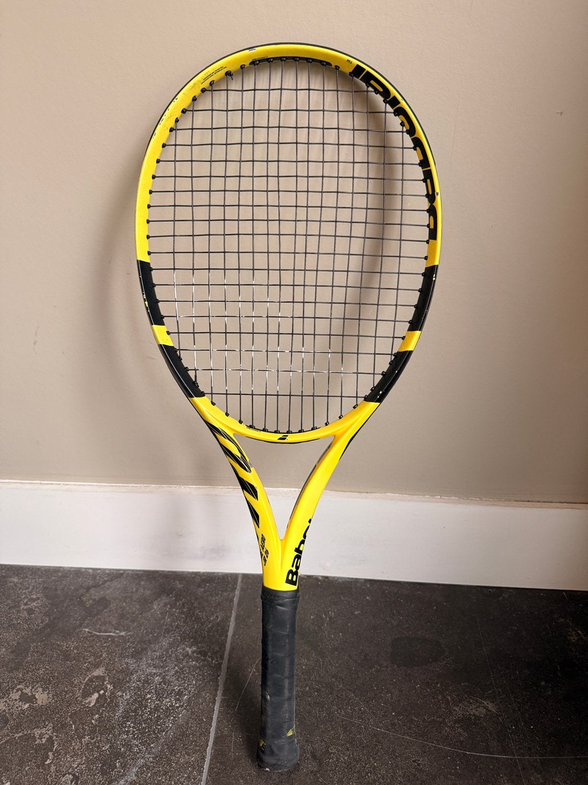 Tennisracket Babolat Pure Aero JR26 L0 geel/zwart, Gebruikt, Ophalen of Verzenden, L0, Racket