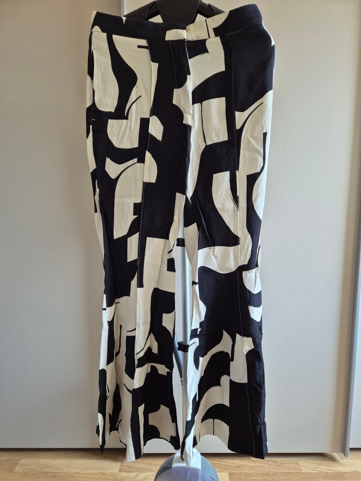Broek met abstracte print, H&M Studio, Zwart, Ophalen of Verzenden, Zo goed als nieuw