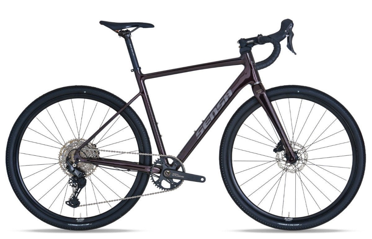 Sensa Romagna Gravel XP Tour M/55cm Deep Red-Gold Velvet, 10 tot 15 versnellingen, -, -, -