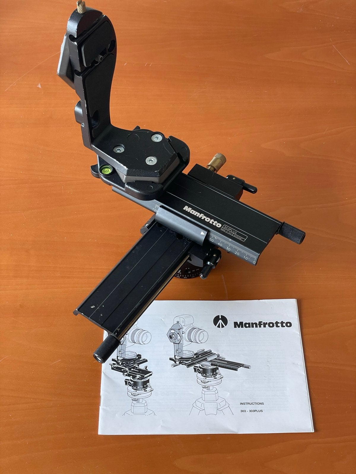Manfrotto 303 Plus balhoofd, Audio, Tv en Foto, Fotografie | Statieven en Balhoofden, Met waterpas, Balhoofd, Ophalen of Verzenden