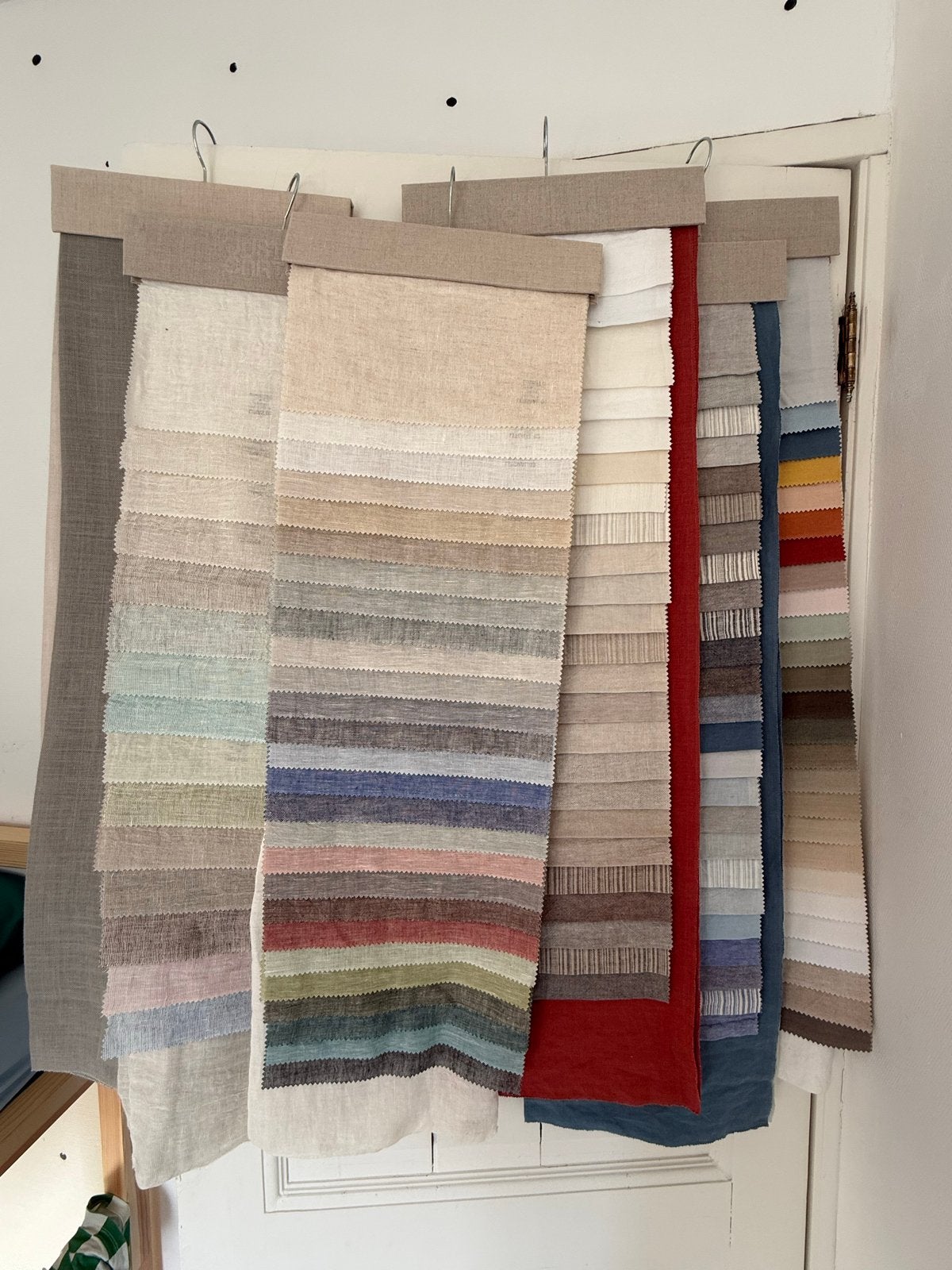 Stoffenstalen  Linnen - Diverse Kleuren, Ophalen, Meerkleurig, Zo goed als nieuw, Linnen