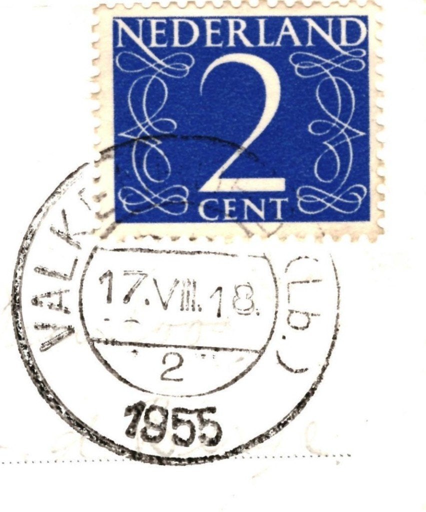 968470	Valkenburg	Cauberg	 	1955	Gelopen, Ophalen of Verzenden, 1940 tot 1960, Gelopen, Limburg