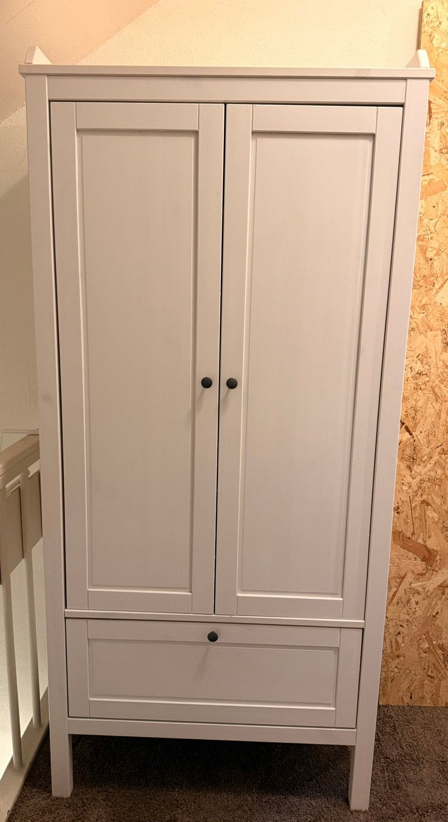 IKEA SUNDVIK kledingkast wit, Kinderen en Baby's, Ophalen, Kast, 50 tot 70 cm, 105 cm of meer