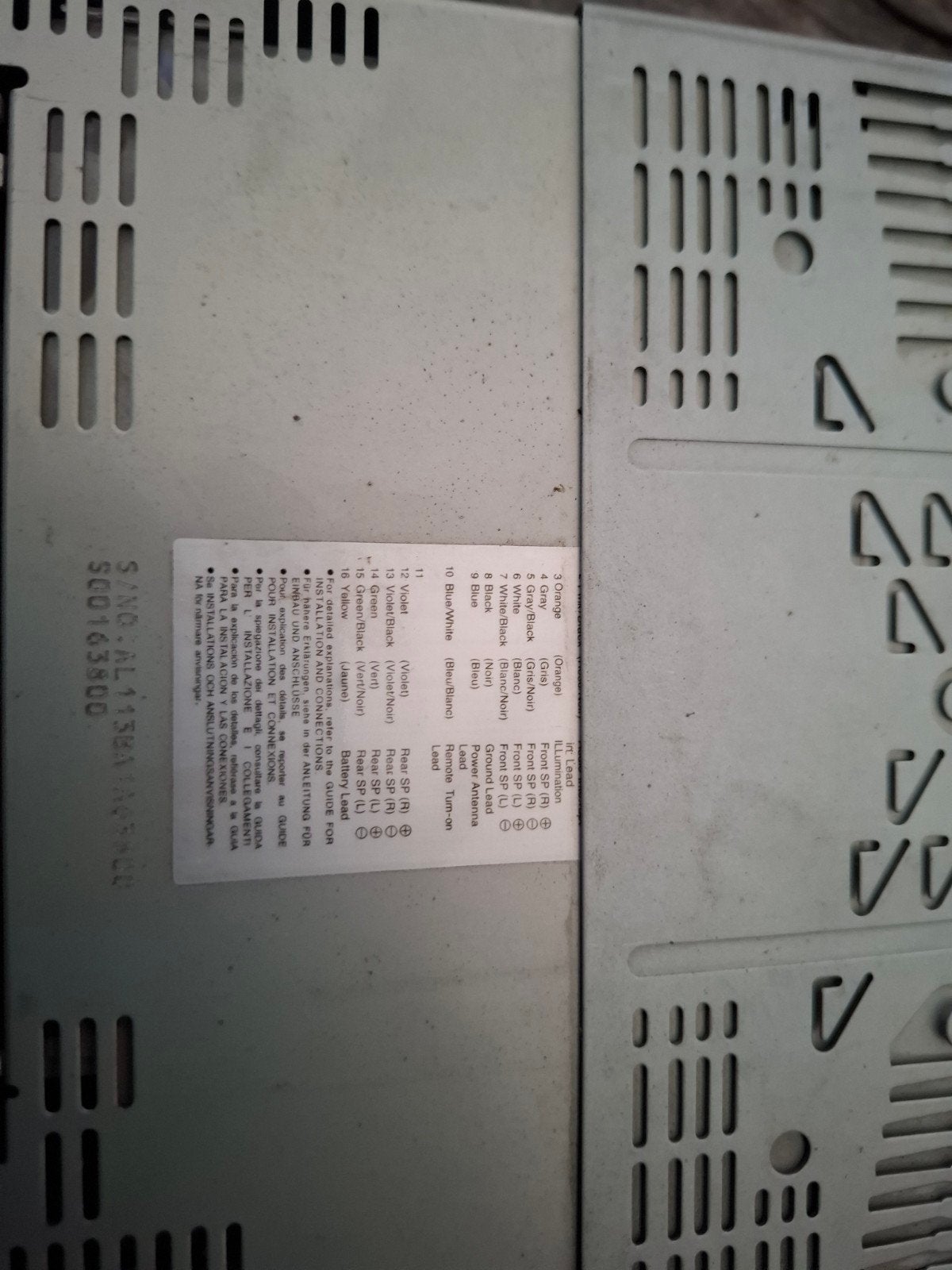 Alpine auto radio cde-113bt, Ophalen of Verzenden, Gebruikt