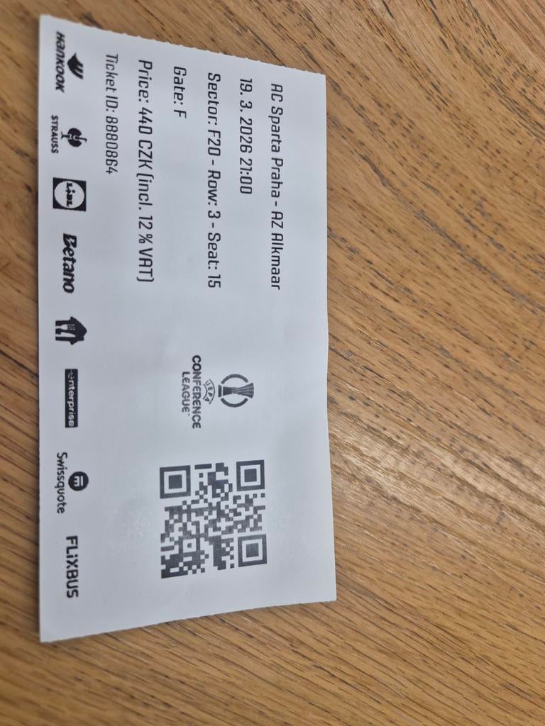 SPARTA PRAAG  - AZ ALKMAAR, Verzamelen, Ophalen of Verzenden, AZ