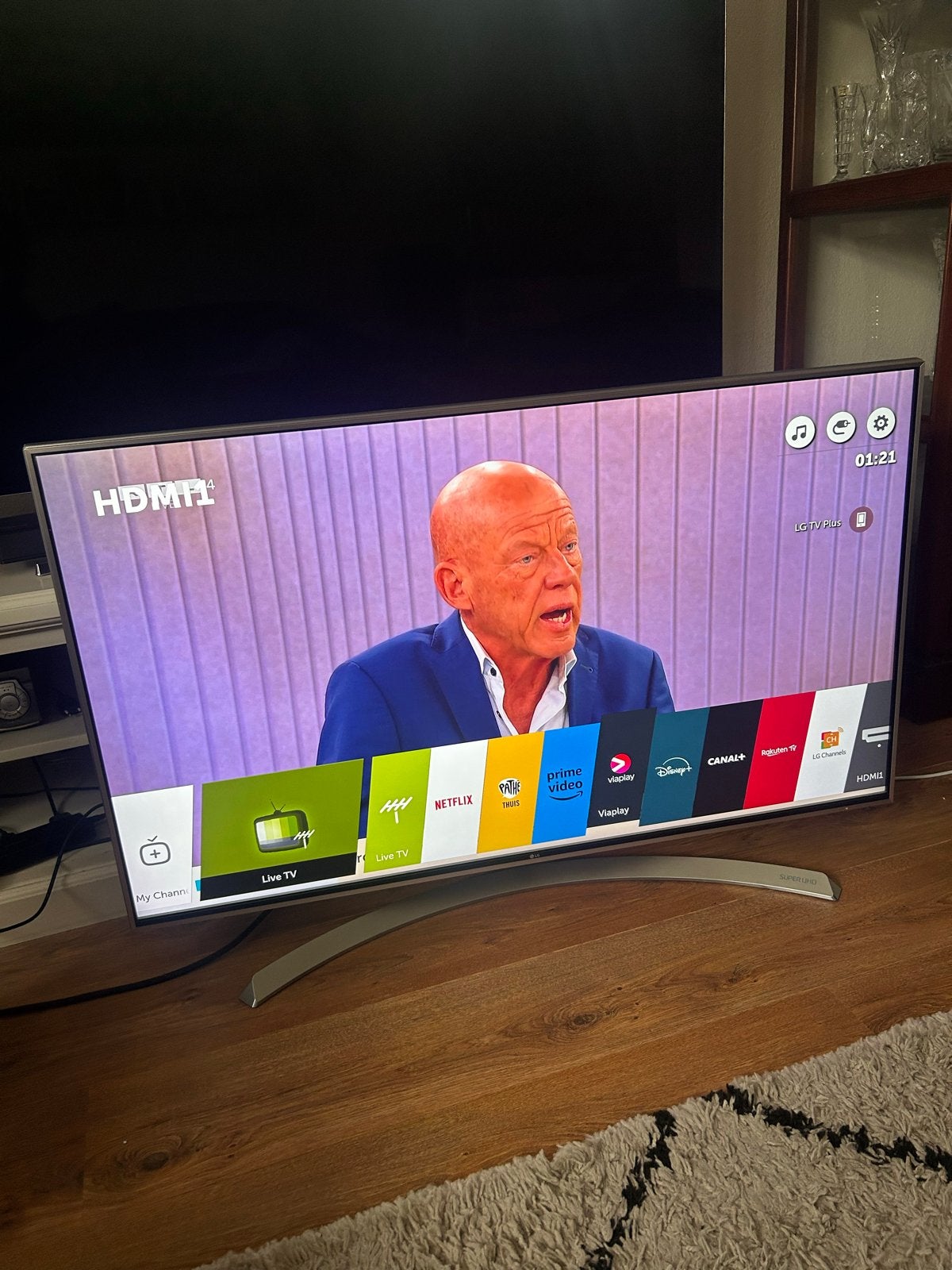 LG Super UHD 4K TV 123 cm / 49 inch, Ophalen, LED, Zo goed als nieuw, 100 cm of meer