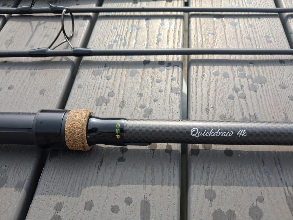 Esp quickdraw 10 ft hengels, inschuifbaar., Watersport en Boten, Hengelsport | Karpervissen, Ophalen, Werphengel