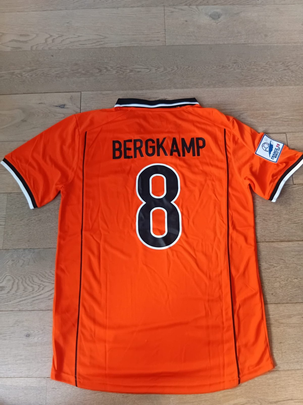 Nederlands Elftal Bergkamp 8 WK 1998 Thuisshirt XL, Sport en Fitness, Voetbal, Maat XL, Ophalen of Verzenden, Zo goed als nieuw