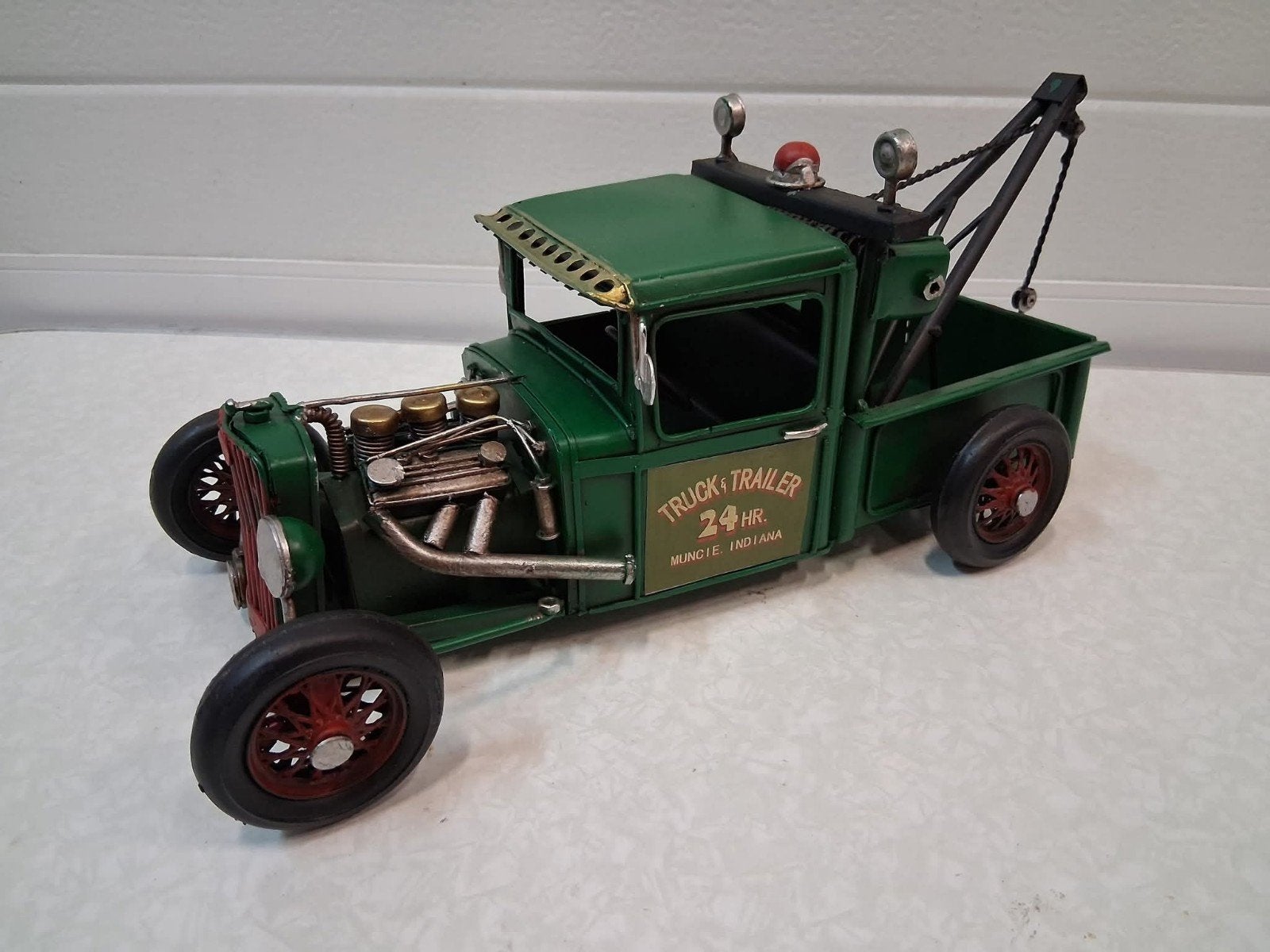 Hotrod takelwagen van metaal voor decoratie, Ophalen of Verzenden, Nieuw