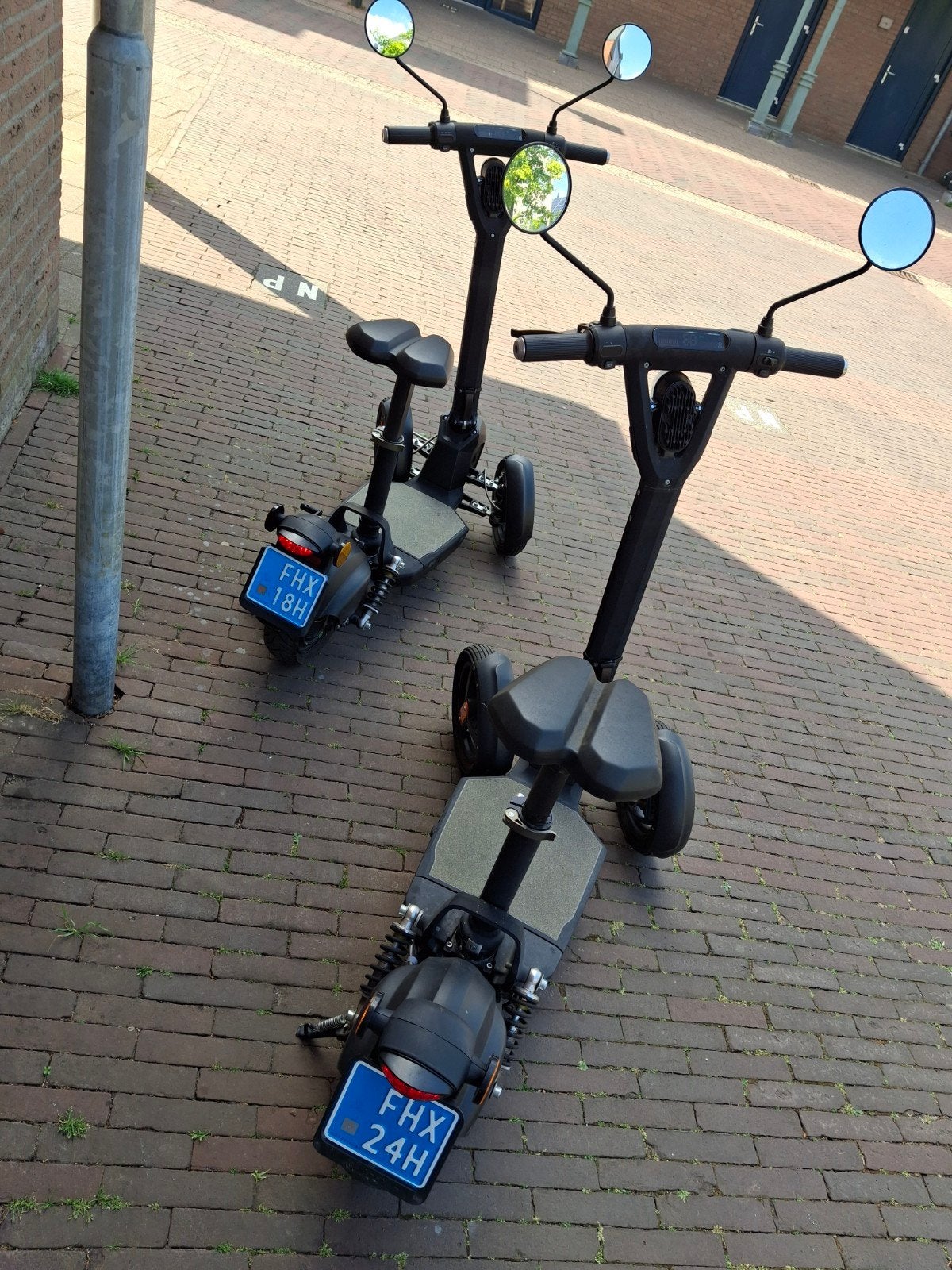 Scooter Doohan I-Lark Elektrische Step Driewieler, Fietsen en Brommers, Ophalen, Zo goed als nieuw, Elektrische step (E-scooter)