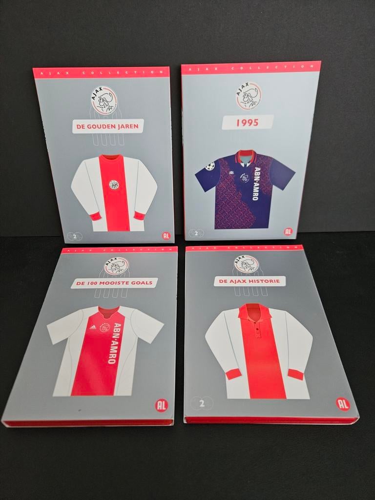 4 x ajax dvd folie is eraf, maar nooit gekeken, Cd's en Dvd's, Alle leeftijden, Ophalen of Verzenden, Zo goed als nieuw, Voetbal