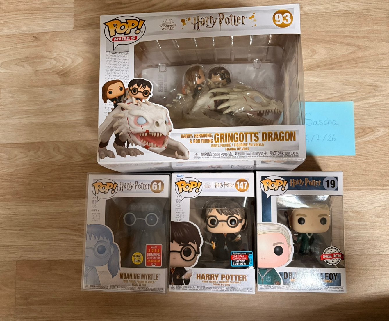Speciale harry potter funko pops!, Ophalen of Verzenden, Zo goed als nieuw, Actiefiguurtje