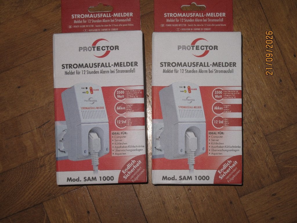 ****NIEUW**** Stroomuitvalmelder Protector SAM 1000 2 stuks, Ophalen of Verzenden, Nieuw, Overige typen