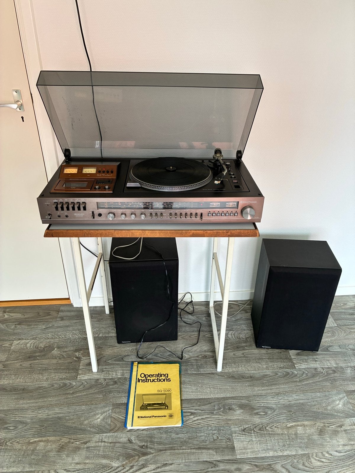 National Panasonic SG-5090 Vintage Compact Stereo Jaren 70, Ophalen, Gebruikt, Cassettedeck, Overige merken