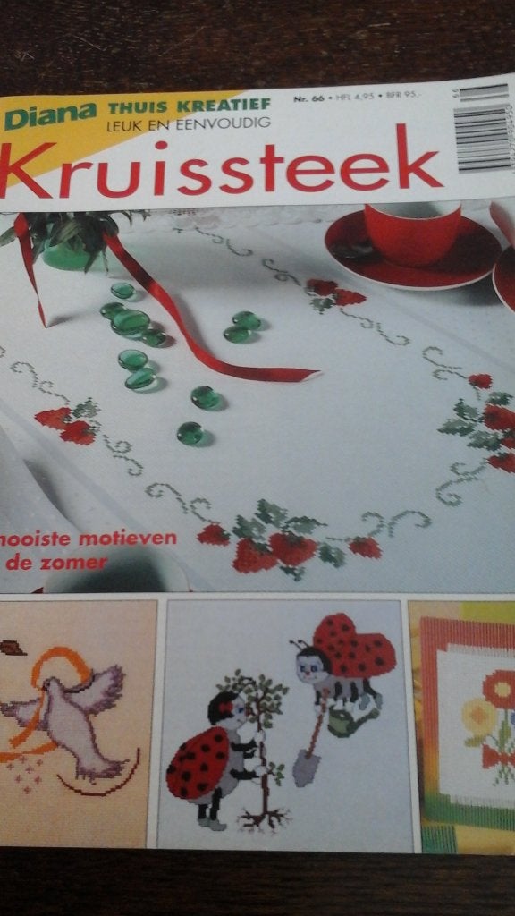 Borduurblad diana kruissteek, oa huwelijk, Hobby en Vrije tijd, Borduren en Borduurmachines, Ophalen of Verzenden, Zo goed als nieuw