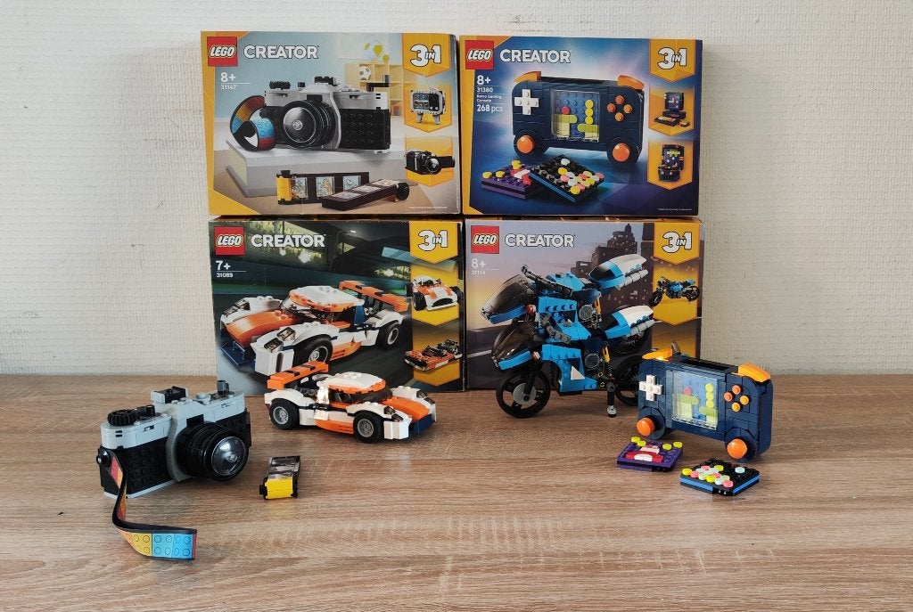 Lego Creator 3 in 1 Sets 31147 31380 31089 31114, Lego, Inclusief accessoires, Ophalen of Verzenden, Zo goed als nieuw