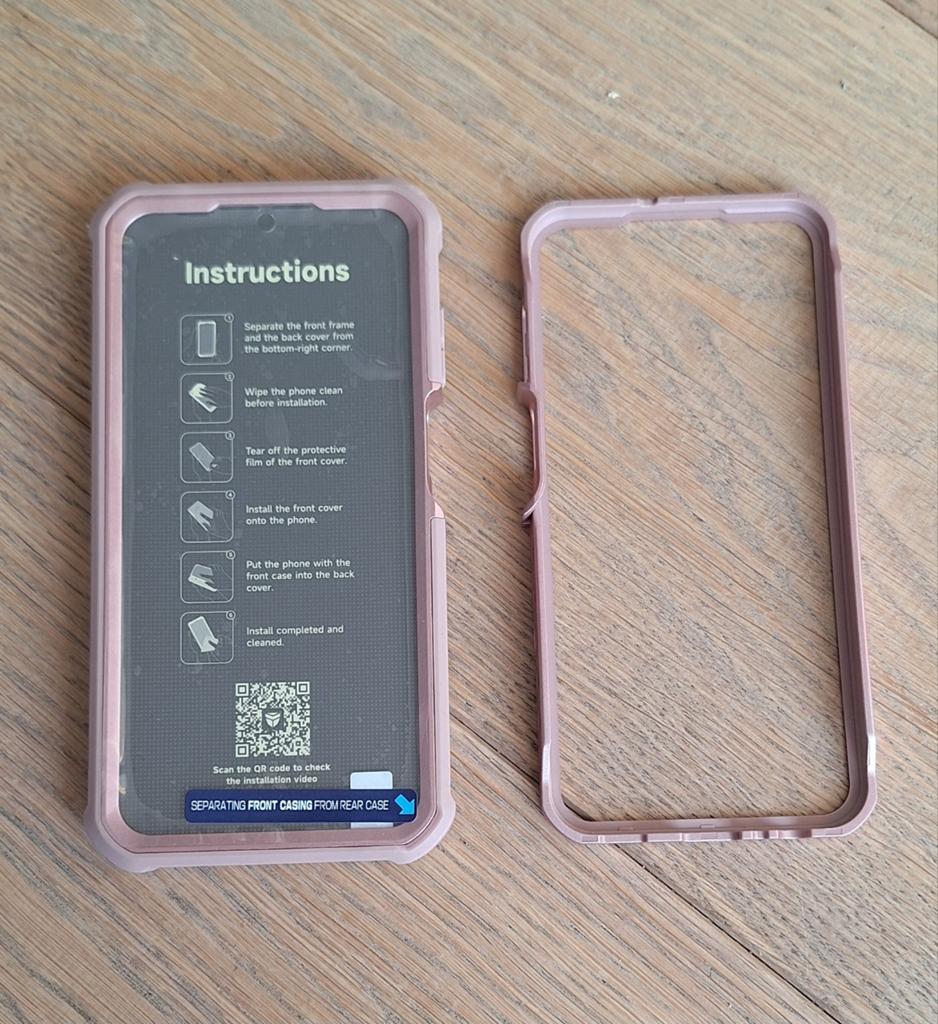 Rosé goud Dexnor Samsung Galaxy S20 telefoonhoesje., Ophalen of Verzenden