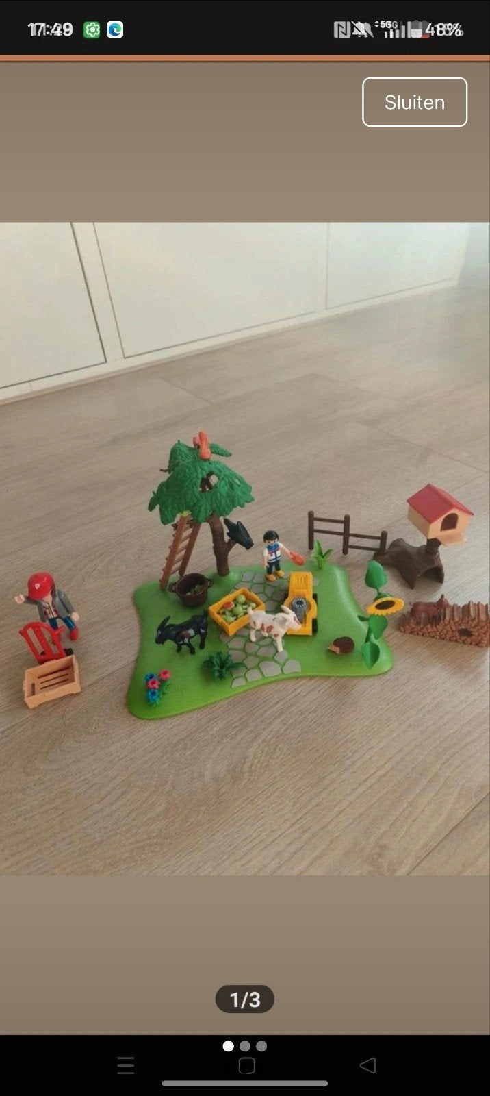 Playmobil appelboom met diverse accessoires, Kinderen en Baby's, Speelgoed | Playmobil, Ophalen of Verzenden