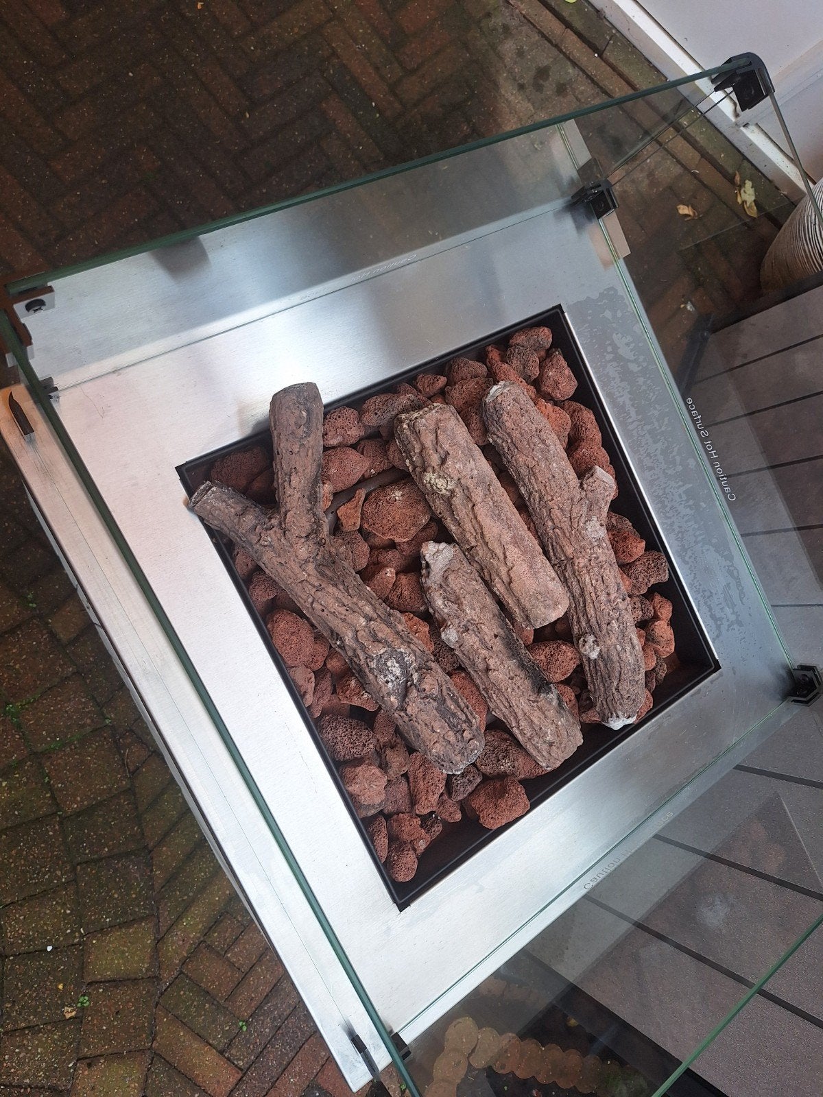 Cosi Living Terrashaard met interne gasfles opslag, Ophalen