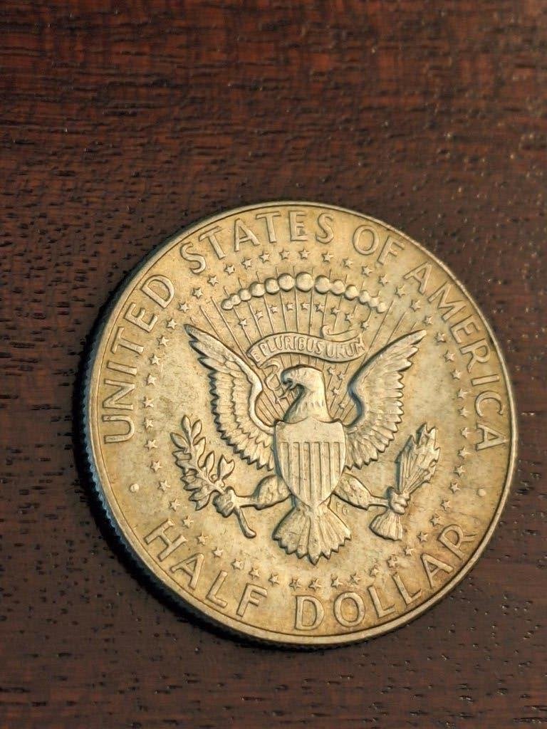 munt USA 1/2 dollar 1967 zilver, Ophalen of Verzenden, Noord-Amerika, Losse munt, Zilver