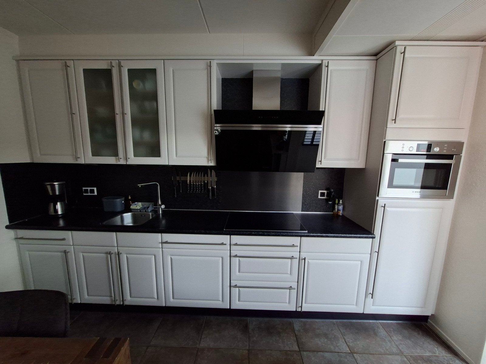 Keuken zonder apparatuur., Ophalen, Gebruikt, Overige materialen, Wit