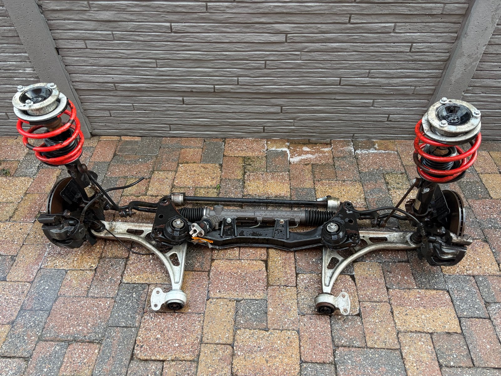 Vooras BMW E46 - Complete voorwielophanging, Ophalen, Gebruikt, BMW