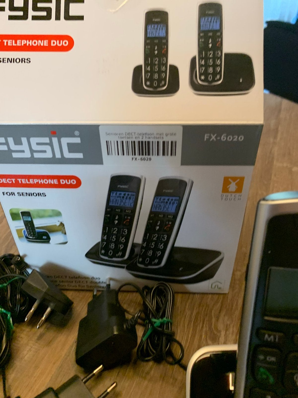 Fysic FX-6020 DECT Telefoon Duo voor Senioren, Ophalen of Verzenden, Zo goed als nieuw, 2 handsets