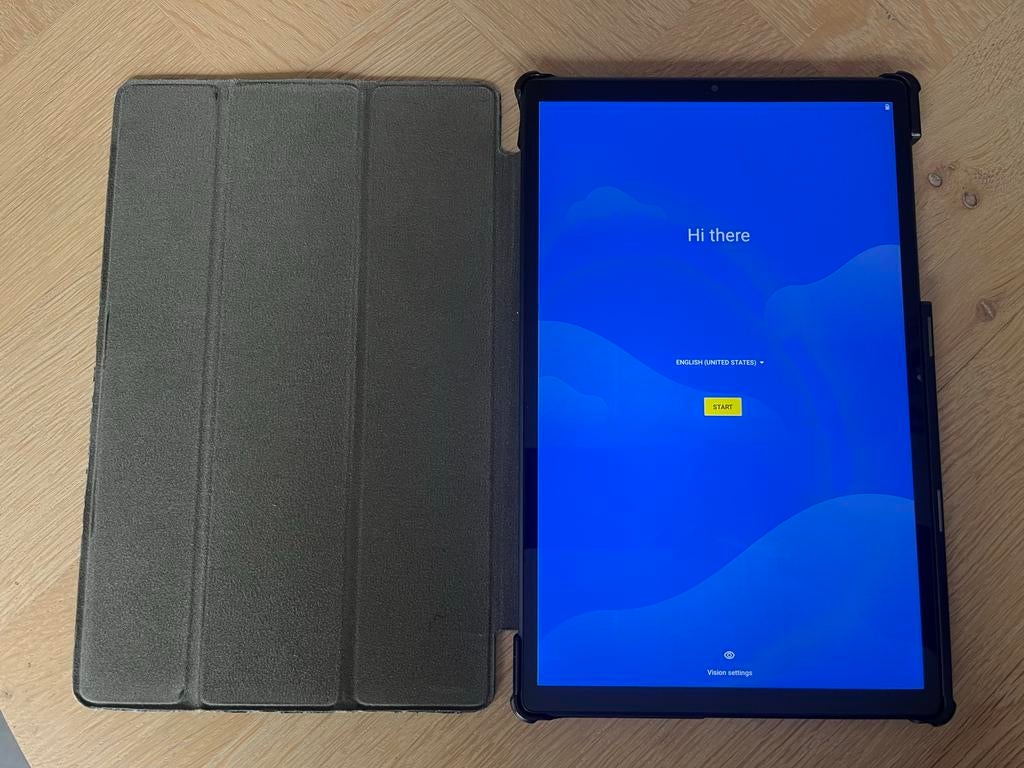 Lenovo Tab M10 Plus 64 GB Wifi (2022) inclusef blauw hoesje, Computers en Software, 10 inch, Gebruikt, M10 Plus, Ophalen of Verzenden