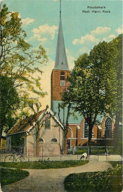 380-792-003 Koudekerk NH Kerk, Verzenden, Voor 1920, Zeeland