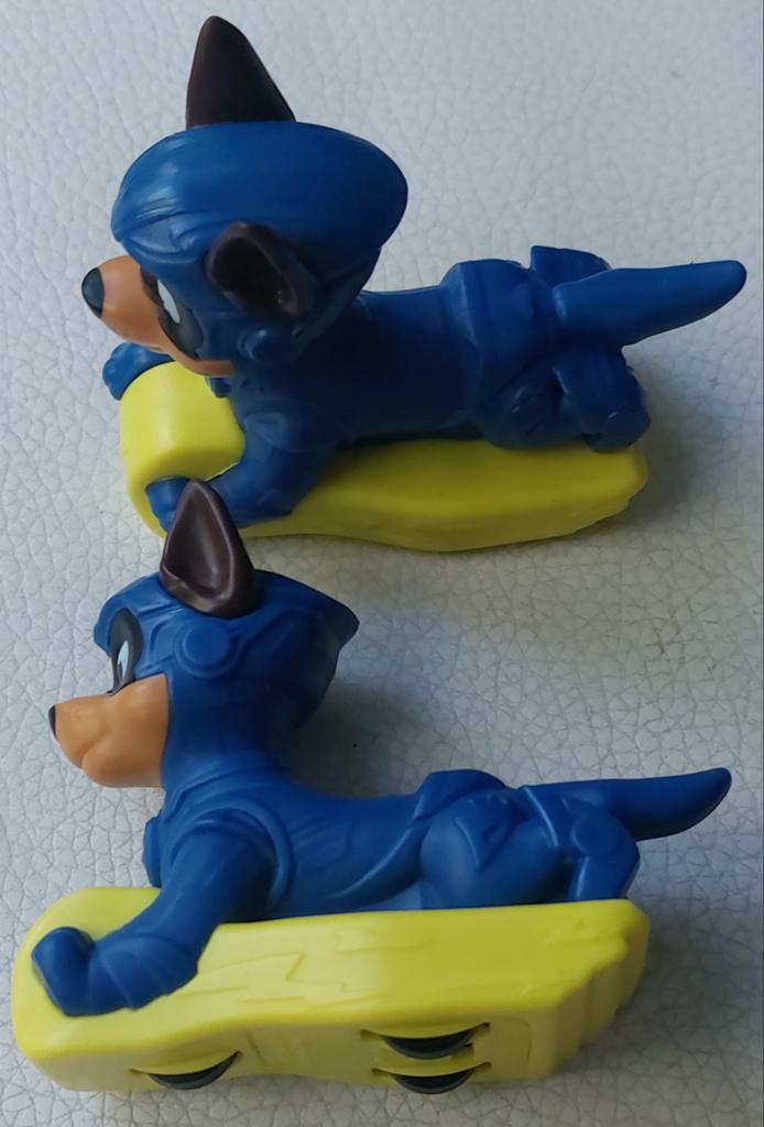 Paw Patrol Chase speelgoedfiguur op skateboard,2 stuks, Ophalen of Verzenden