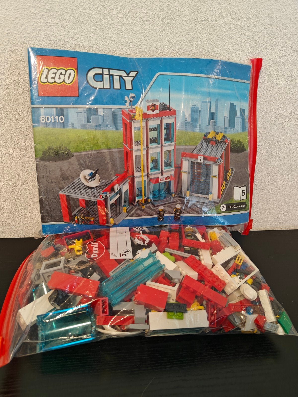 LEGO City 60110 Brandweerkazerne - ZGAN, Compleet, City, Lego, Inclusief instructies, Ophalen of Verzenden
