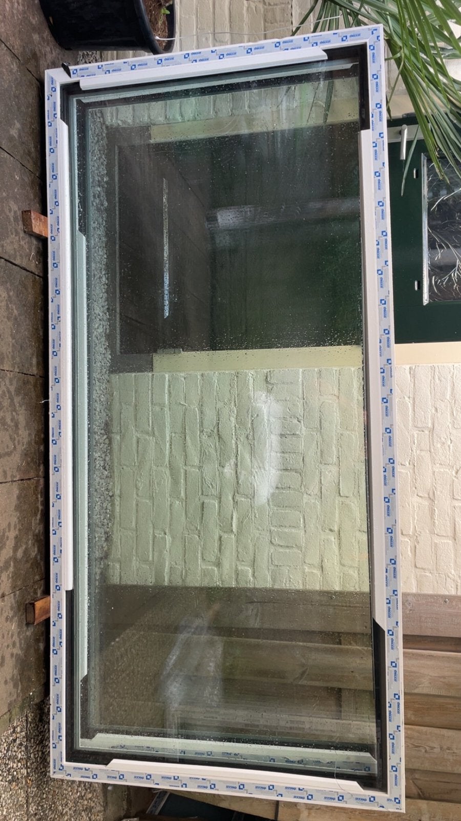 2 Decco nieuwKunststof Kozijnen met HR++ Glas (100 x 209 cm), Ophalen, Zo goed als nieuw, Kunststof, Raamkozijn