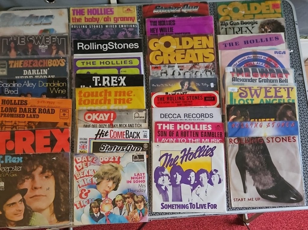 Partij Singles 65 stuks Jaren 60 / 70, Gebruikt, 7 inch, Ophalen of Verzenden, Pop