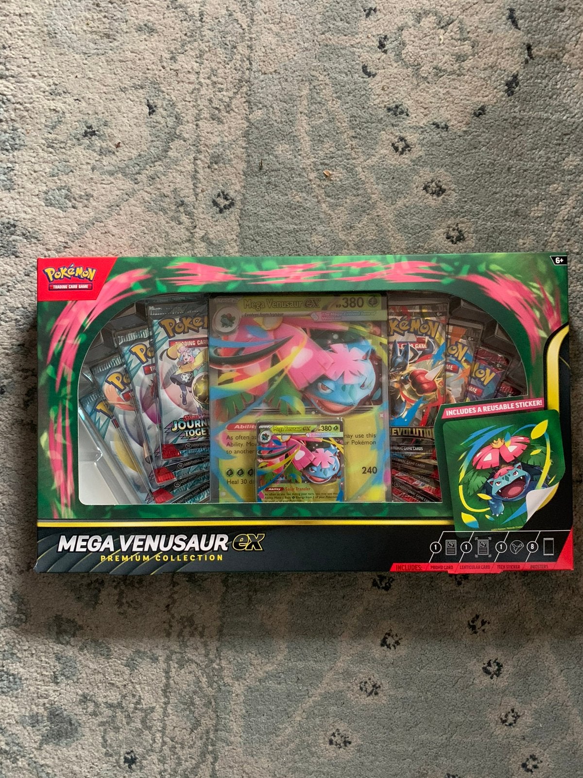 Mega Venusaur ex premium collection box, Ophalen of Verzenden, Zo goed als nieuw
