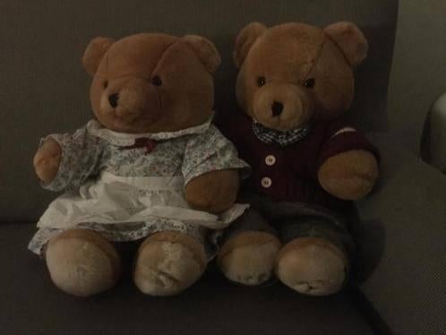 Bijenkorf teddyberen (Bob en Sabine), Verzamelen, Beren en Cherished Teddies, Ophalen of Verzenden, Gebruikt, Stoffen beer, Overige merken
