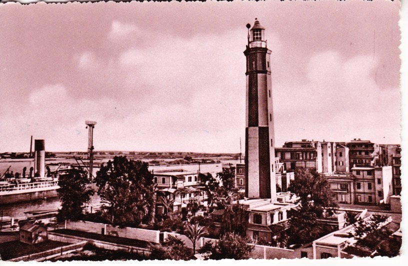 EGYPTE,- Port-Said,- The Light House.  26-08, Ophalen of Verzenden, 1940 tot 1960, Ongelopen, Buiten Europa