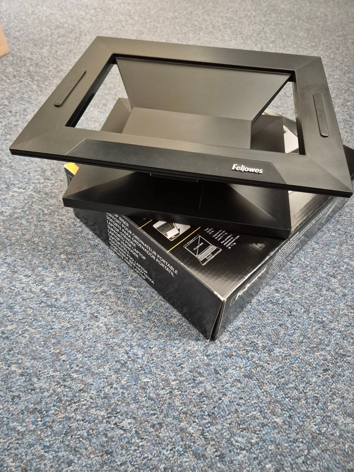 Fellowes Laptop Riser - Ergonomische Laptopstandaard, Ophalen of Verzenden, Zo goed als nieuw, Fellowes, In hoogte verstelbaar