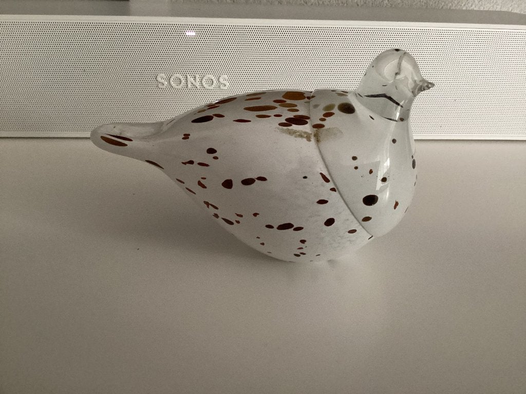 Vintage glazen vogel  Finland, Ophalen