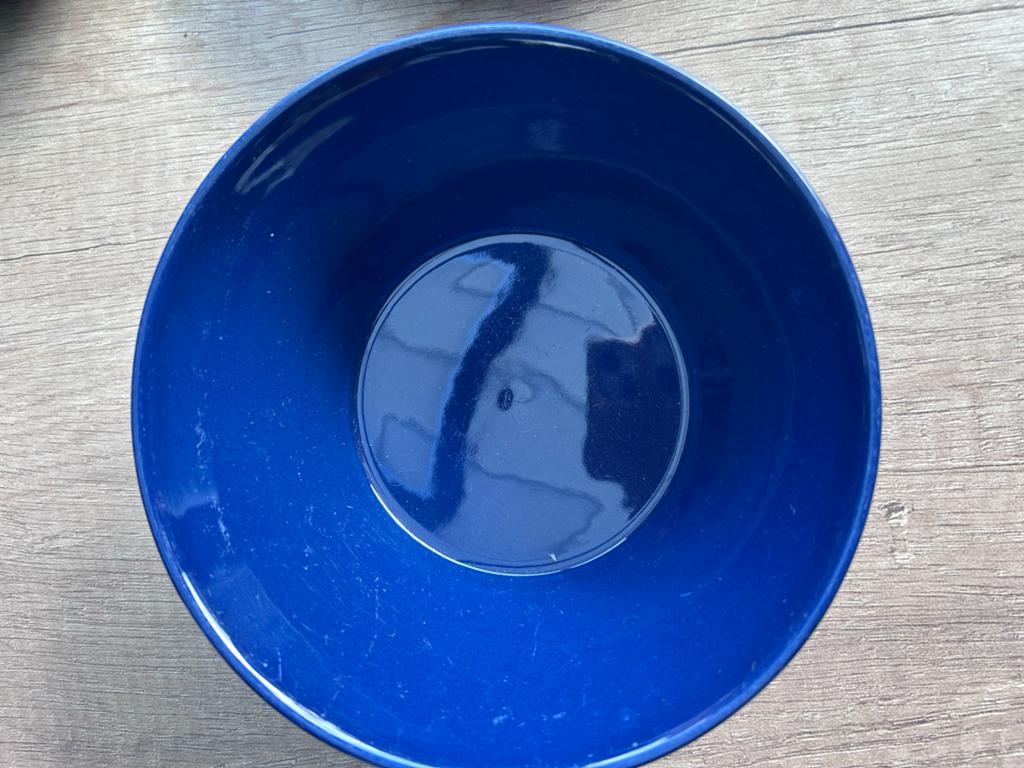Arabia Teema Kommetje - Diepblauw, Porselein of Keramiek, Schaal, Rond, Ophalen of Verzenden