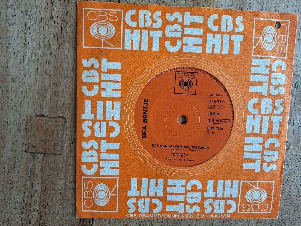 Bea Bontje,Dat kon alleen mij gebeuren,CBS 7699,1972, piraat, Originele persing, 7 inch, Ophalen of Verzenden, Zo goed als nieuw