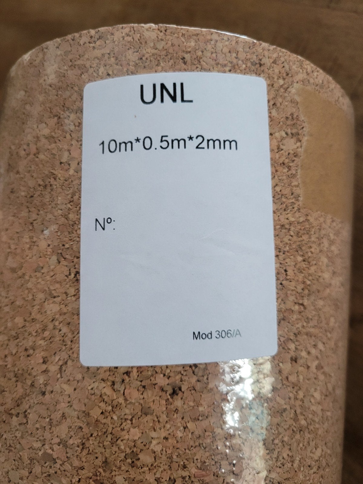 10 meter kurk, 10 tot 15 liter, Ophalen, Nieuw, Bruin