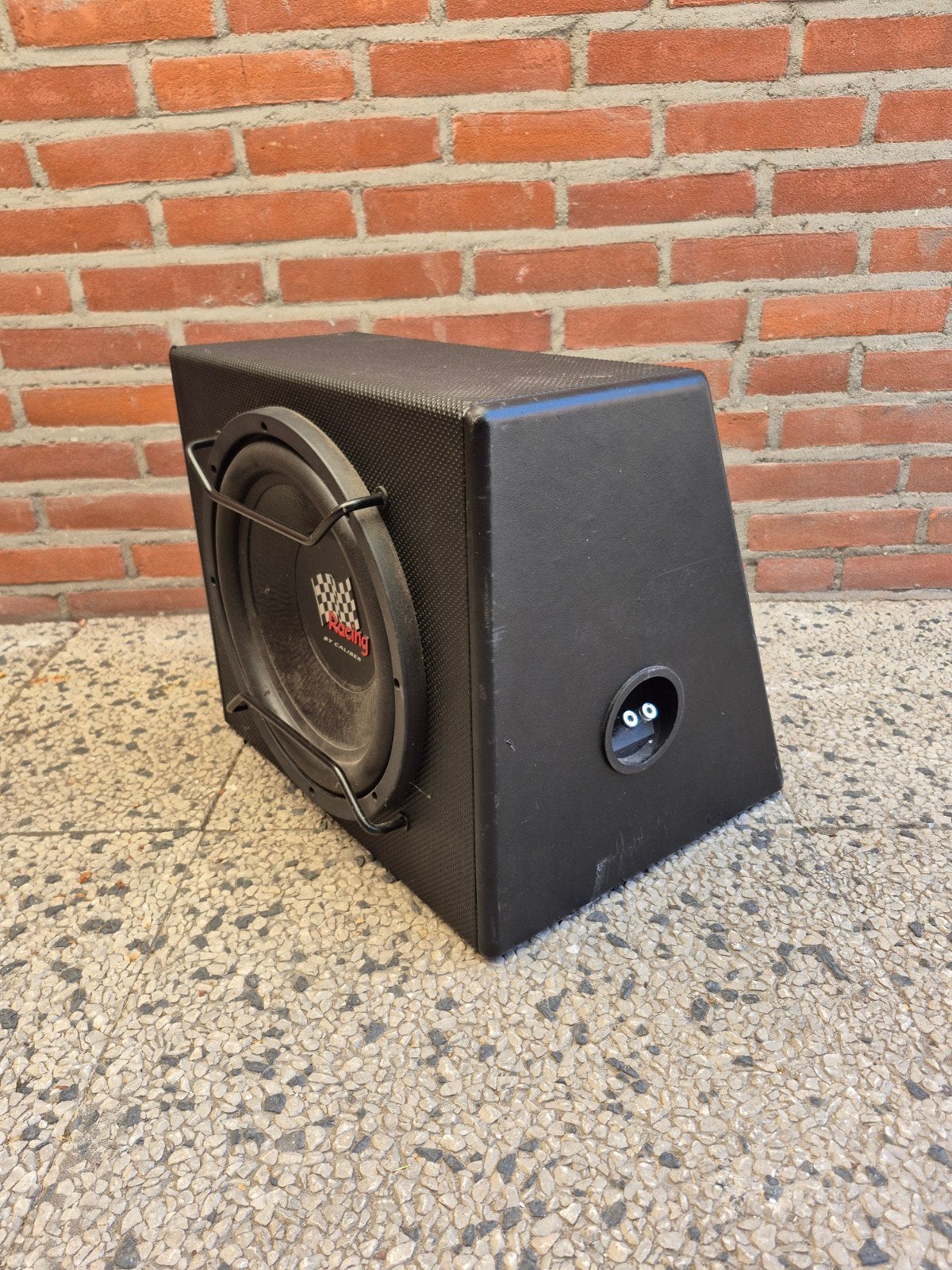 Caliber subwoofer voor in auto 13 inch, Ophalen of Verzenden, Gebruikt
